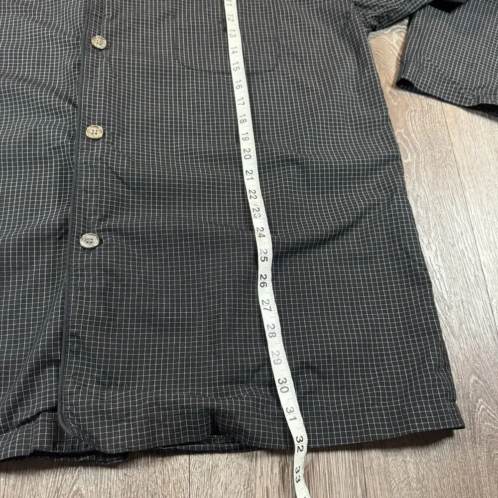 Polo Ralph Lauren Pajama Set Mens XL Black Check Cotton Sleepwear Lounge